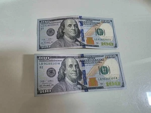 $200 CASH 2x One Hundred Dollar Bills Series 2009 2014 2018 AND UP - Picture 1 of 2