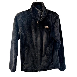 The North Face Giacca Pile Nera Fuzzy Full Zip Donna Media Morbida Alta Pile - Foto 1 di 6