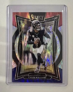 Caleb Williams - Chicago Bears - Concourse Red & Blue Shock - Select NFL 2024 - Picture 1 of 2