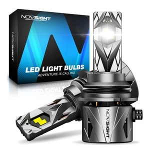 NOVSIGHT 9004 LED Headlight Bulbs Dual High Low Beam Super Bright 240W 60000LM - Picture 1 of 9