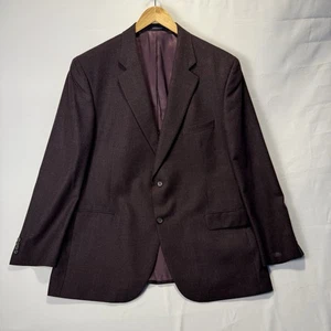 Daniel Cremieux Loro Piana Traje Chaqueta Para Hombres 48R Canadá Italia Lana Blazer DEFECTUOSO - Imagen 1 de 16