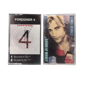 Foreigner Eddie Money Audio Cassette Set of 2 Untested Vintage Classic Rock - Picture 1 of 9