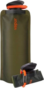 Botella de agua plegable Vapur Eclipse antibotella 0,7 L 24 oz oliva sin BPA nueva - Imagen 1 de 1
