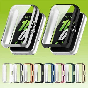 Do Samsung Galaxy Fit 3 Full Cover TPU Galwanizowany zegarek Etui ochronne Case - Zdjęcie 1 z 9