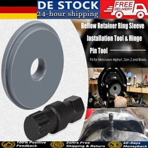 Bellow Retainer Ring Sleeve Tool+Hinge Pin Tool for Mercruiser 18-9861,91-818162 - Bild 1 von 9