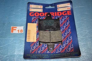 2 Pastillas de Freno Arr Goodridge Suzuki Gsxr 600 750 1000 GSX 1400 Bandit 650 - Imagen 1 de 1