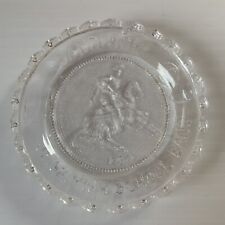 Pre-Owned Pairpoint Cup Plate Sandwich Jr Sr High School Band 1980 Clear U127