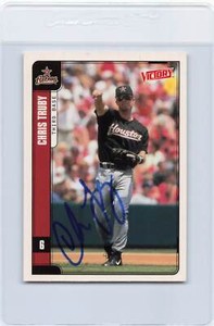 2001 Victory #273 Chris Truby Astros Signed Auto *J1186