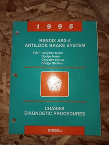 1995 Chrysler Bendix ABX-4 Factory Service Shop Manual Repair Manual - Bild 1 von 1