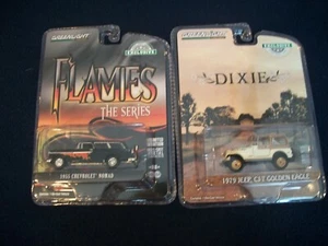 Greenlight Exclusive 55 CHEVROLET NOMAD & 79 JEEP CJ-7 EAGLE DieCast 1:64 Scale - Picture 1 of 5