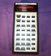 NATIONAL SEMICONDUCTOR INTERNATIONAL COMPUTER red LED calculator 1977