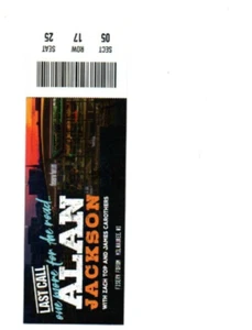 Biglietto Alan Jackson LAST CALL One More For The Road FINAL SHOW 17/05/25 Milwaukee - Foto 1 di 2