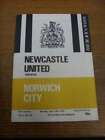 15/04/1974 Newcastle United v Norwich City  (slight pen mark on back)