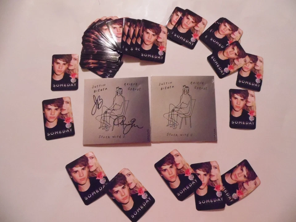 Ariana Grande & Justin Bieber Stuck With U CD Single Alternate Cover Seated 0702