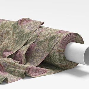 William Morris Stoff - Geißblatt Rose rosa Möbelvorhang Kissen Stoff - Bild 1 von 5