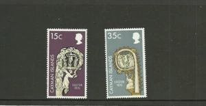 CAYMAN ISLANDS SG389-390 FRANZÖSISCHE PASTORALSTÄBE POSTFRISCH - Bild 1 von 1