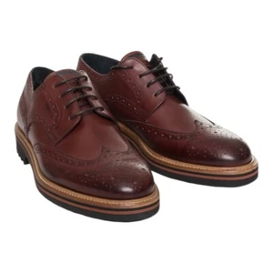 HARMONT & BLAINE Schuhe Herren Leder braun Budapester Halbschuhe Made in Italy - Bild 1 von 3