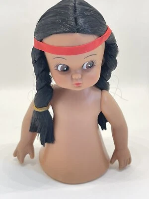 Fibre Craft 1992 美洲原住民女孩空气清新剂 5.75 英寸半娃娃新品 — 第 1/4 张图片