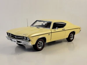 Danbury Mint 1969 Chevelle SS396 HT "BUTTERNUT YELLOW" LE w/ Paperwork 1:24 L@@K - Picture 1 of 19