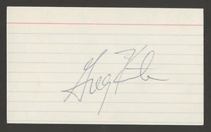 Greg Kite signed autograph auto 3x5 index card Basketball NBA Player S1057 - Picture 1 of 1
