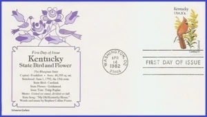 EE. UU. #1969 U/A ARISTÓCRATA FDC Kentucky - Imagen 1 de 1