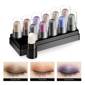 12 Pcs/Set Glitter Eye Shadow Pen Pigment Makeup Eyeshadow Pencil Stick Cosmetic - Picture 1 of 8