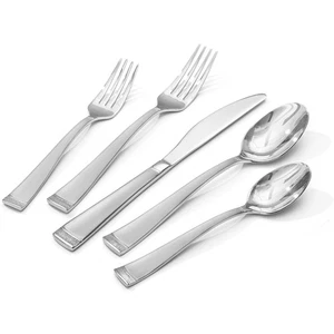 Silberbesteckset, 60-teiliges Besteckset für 12, 18/10 Edelstahl Besteck S... - Bild 1 von 7