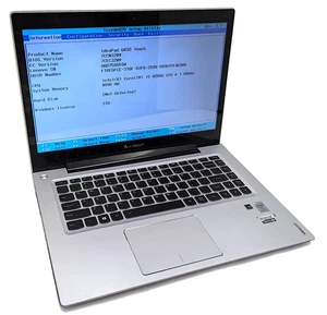 Incomplete Lenovo IdeaPad U430 Touch 14" Laptop Intel i5-4200U 1.60GHz 4GB RAM - Picture 1 of 12