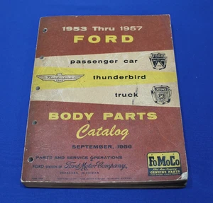 OEM FORD 1953-1957 Factory Service Manual Catalog Body Parts Car T-Bird Truck - Bild 1 von 4
