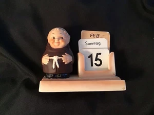 Vtg Goebel W. Germany Friar Monk Calendar KF 55 1956 Rare Hummel Figurine Figure - Picture 1 of 7
