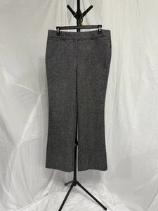 Pantalón de vestir Ann Taylor Signature Fit talla 8 mezcla de lana gris - Imagen 1 de 10