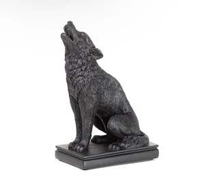 Wolf Candle Holder Alchemy Gothic Ulula Noctis Candlestick Holder - Picture 1 of 4