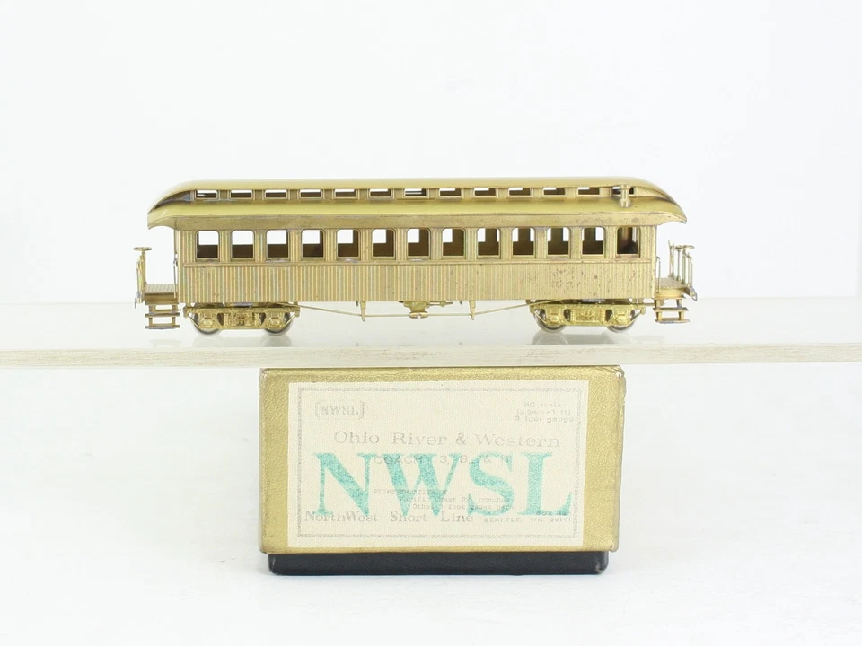 Northwest Short Line HOn3 latón Ohio River & Western Coach 3, 8 y 11 sin pintar Foto 1 de 4