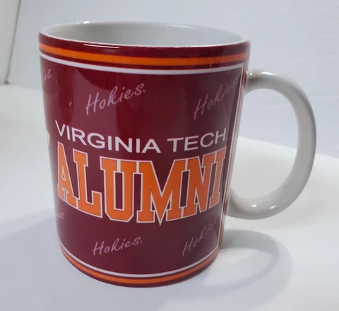 New VIRGINIA TECH ALUMNI VT Hokies Coffee Mug Cup Blacksburg VA #2 Cover