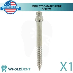 Mini tornillo cigomático dental de ortodoncia X1 anclaje temporal titanio TAD - Imagen 1 de 4