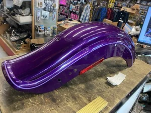 Rear Bobtail Fender Dyna Wide Glide 1996-03 OEM Harley FXDWG 7" Concord Purple - Picture 1 of 11