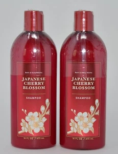 2 NEW BATH & BODY WORKS JAPANESE CHERRY BLOSSOM HAIR SHAMPOO 16OZ LARGE BOTTLE - Picture 1 of 6