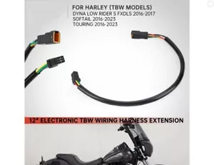 Throttle by Wire Extension Cable for Harley Davidson Listed Models 300mm 12in - Picture 1 of 4
