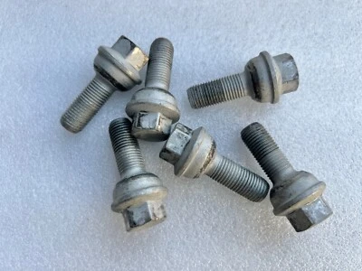 Lote de 6x OEM Mercedes Benz Sprinter llanta perno 14 mm x 1,5 llave 19 mm Foto 1 de 3