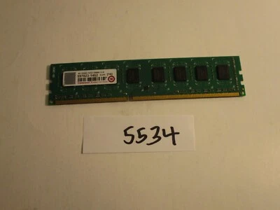 Transcend 4GB 597023-1452 PC3-10600 1333Mhz DDR3 DESKTOP MEMORY RAM (5534) - Image 1 of 2