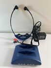 TV Ears 2.3MHz Headphones w/ Charging Base Unit for Headphone System
