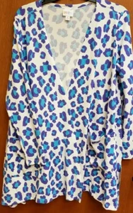 NWT LULAROE CAROLINE MEDIUM Leopard Cheetah Animal Cardigan NEW PRINT - Picture 1 of 5