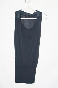 Annette Gortz Knit Mini Dress Contrast Collar Gray size XS - Picture 1 of 9