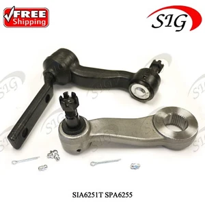 Juego de brazo de ralentí delantero y brazo Pitman para Isuzu Hombre 4x4 1998-2000 2 piezas - Imagen 1 de 8