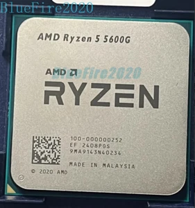 AMD Ryzen 5 5600G R5-5600G 6C 16MB Desktop 3.9-4.4GHZ Socket AM4 CPU Processor - Picture 1 of 4