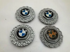 1986-1989 BMW 325I Center Caps OEM Silver Set Of 4 Sold AS IS BBS Style - Picture 1 of 6