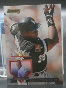 Frank Thomas (White Sox/HOF) - 1995 Donruss National Packtime #1