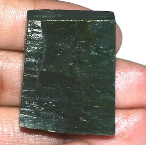109.60 Ct Natural Green Serpentine Untreated Earth-Mined FACET Slab Rough - Picture 1 of 3