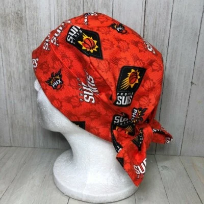 Phoenix Suns Pixie Tie-Back Surgical Scrub Cap for Women, Doctor/Nurse/Medical - Image 1 of 2