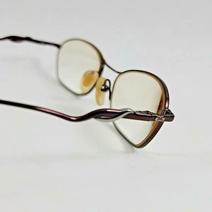 Escada E327 Metallic Brown Designer Full-Rim RX Eyeglass Frames 52 17-135mm - Picture 1 of 5